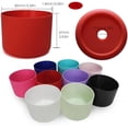 thumbnail image 3 of pcs de Funda de Silicona para Botella de Agua - Botín antiarañazos y antidents para Owala de 24 oz, 32 oz, 40 oz, 3 of 4