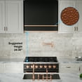 thumbnail image 3 of Akicon Range Hood 30 Inch, 600 CFM Ducted Vent Hood, Stainless Steel Box Kitchen Hood with 2 LED Lights, Removable Baffle Filters, Stove Hood Vent for Kitchen, 3 Speeds, Wall Mounted (AK-HS30HB-JBC), 3 of 7