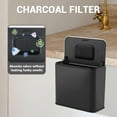 thumbnail image 5 of 5 Liter/1.3 Gallon  Kitchen Trash Can, Garbage Can with Soft-Close Lid,Wall-Mounted Design,Rectangle Small Waste Bin for Kitchen, 5 of 6