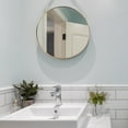 thumbnail image 4 of LONGWIN Wall Hanging Round Mirror Gold Geometric Mirror 15.7", 4 of 4