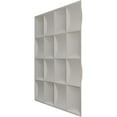thumbnail image 4 of Ekena Millwork 19 5/8"W x 19 5/8"H Baile EnduraWall Decorative 3D Wall Panel, UltraCover Satin Smokey Beige (12-Pack for 32.04 Sq. Ft.), 4 of 6