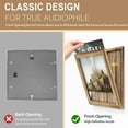 thumbnail image 4 of 3-Pack Album Frames for Vinyl Records Display, Vinyl Frame for 12x12 Inch LP Cover Display,Carbonized Black, 4 of 6