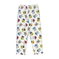 thumbnail image 4 of Xecao French Bulldog With Coffee Cup Women's Straight Lounge Pajama Pants: The Epitome of Relaxed Sleepwear, 4 of 9