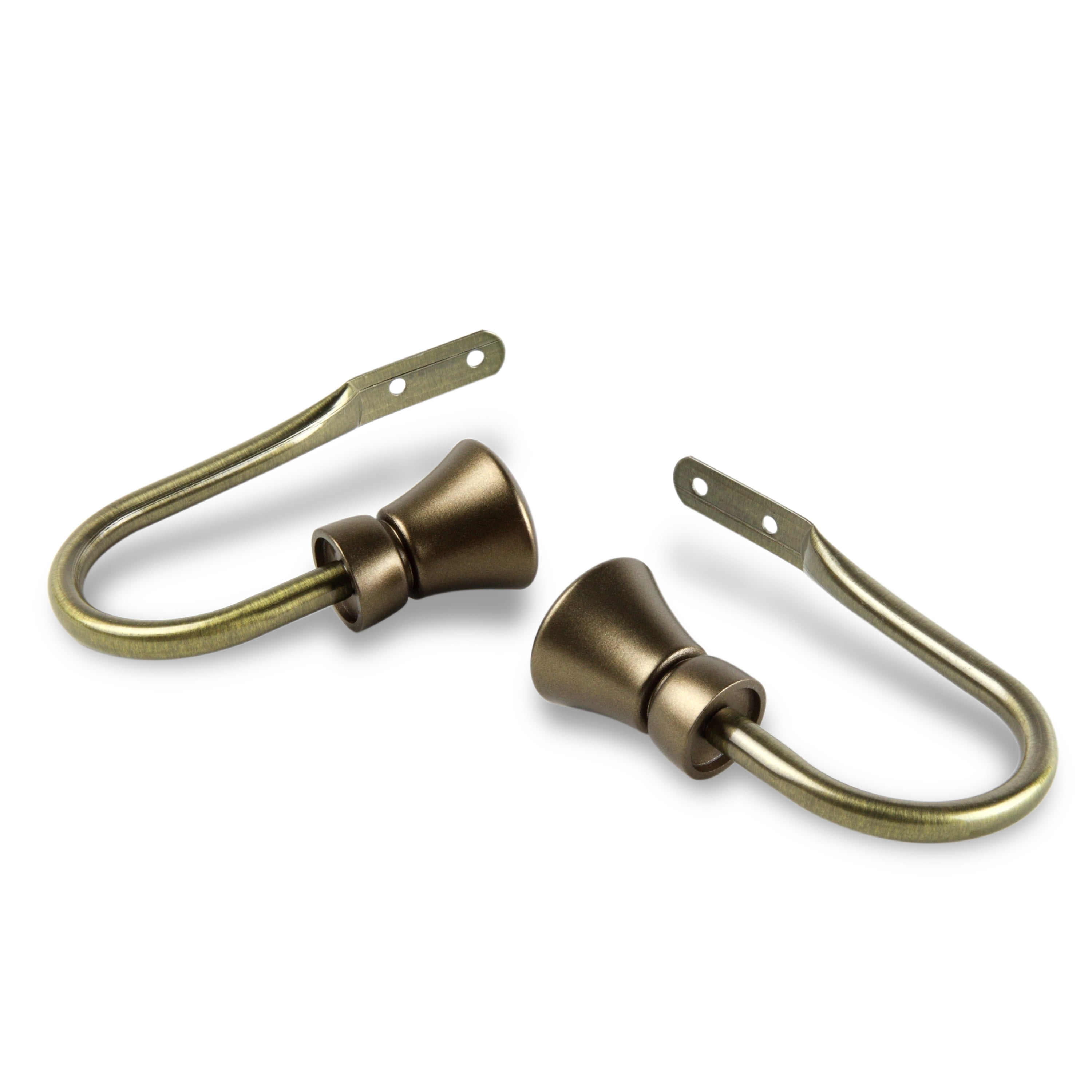 Central Design Products Steel Curtain Holdback, Gold
