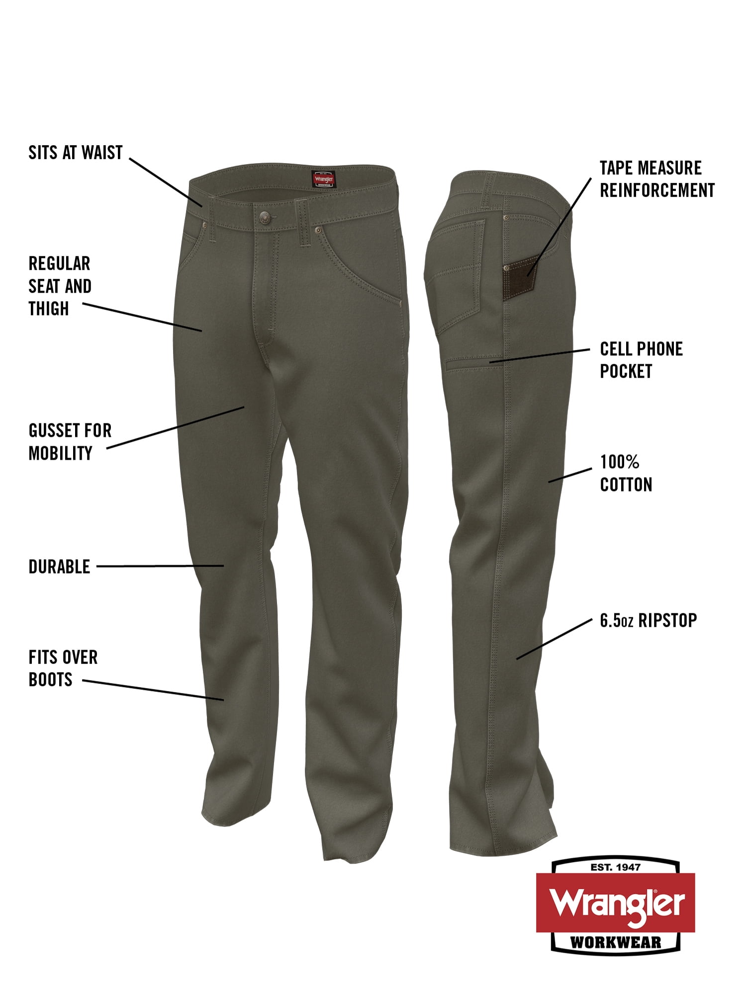 Wrangler Men's Workwear Technician Pant