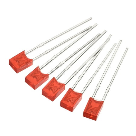 

Uxcell 2x3x4mm Rectangular Bright Light LED Lamp Bulb Red 200 Pack