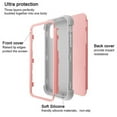 thumbnail image 2 of SOATUTO For iPhone XS Max Case Heavy Duty Full-Body Defender Protective Bling Glitter Sparkle Hard Shell Armor Hybrid Shockproof Silicone Rubber Bumper Cover for iPhone XS Max 6.5 Inch - Pink+Gray, 2 of 6