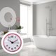 thumbnail image 5 of FELTECHELECTR 1 reloj de pared para baño, impermeable, con ventosa, antivaho., 5 of 7