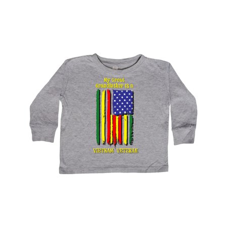 

Inktastic My Great Grandfather is a Vietnam Veteran Gift Toddler Boy or Toddler Girl Long Sleeve T-Shirt