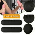 thumbnail image 6 of Dualoai 2-Piece Dumbbell Weight Bar Set for Kids And Adults, Non-Slip Silicone Cast Iron Lifting Hand Weights, Dumbbell Set for Running, Pilates, And Black, 6 of 9