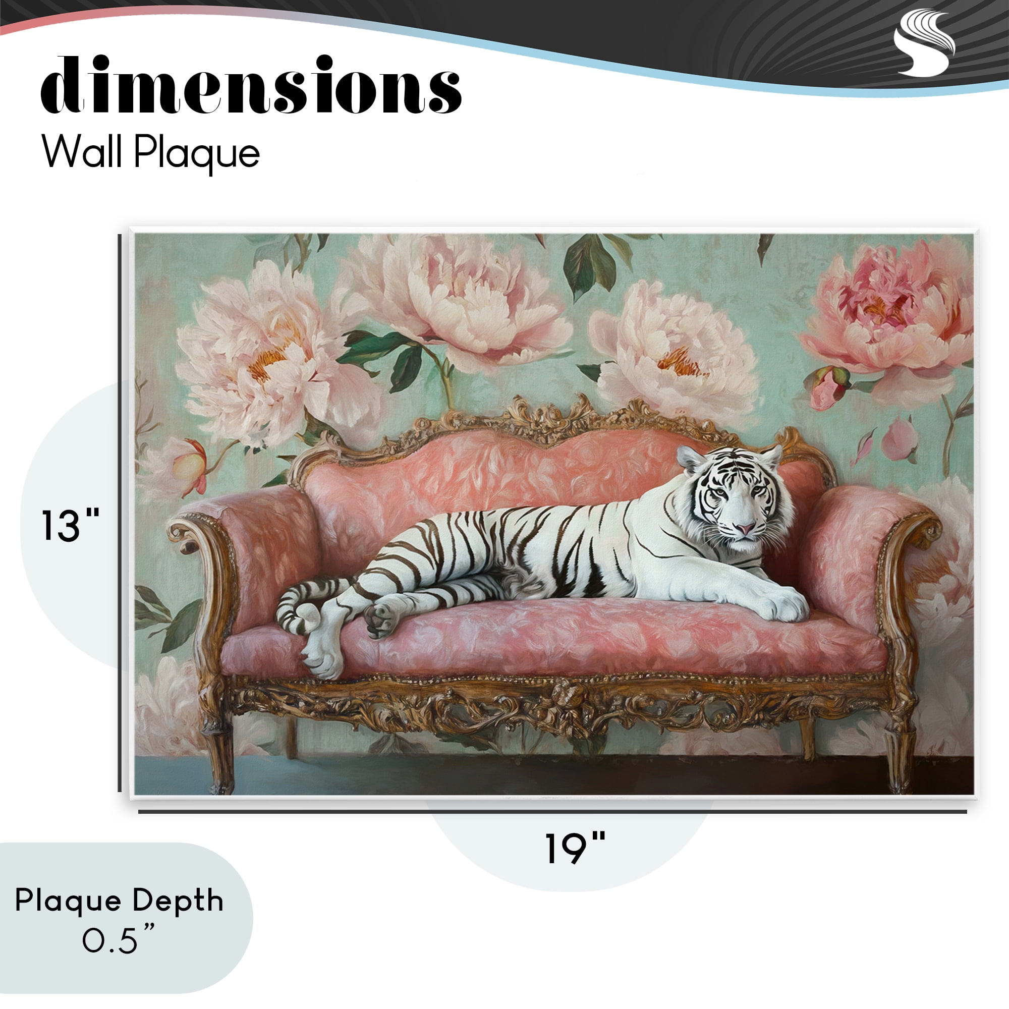 Stupell Industries Where The Tiger Dreams Wall Plaque Art, design by Tina LeCour