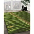 thumbnail image 3 of Ahgly Company Machine Washable Indoor Rectangle Transitional Dark Forest Green Area Rugs, 2' x 5', 3 of 7