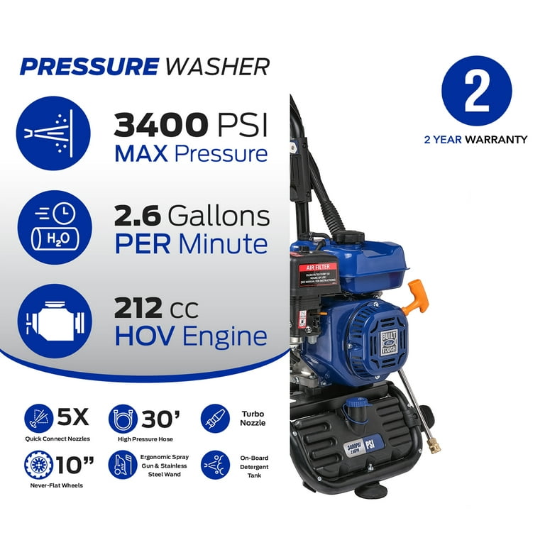 Ford psi sale gas pressure washer