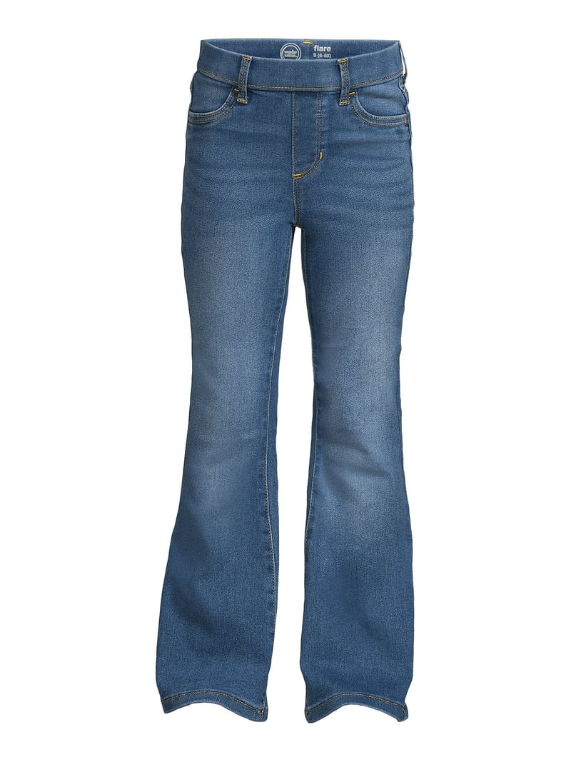 Wonder Nation Girls Core Flare Jegging, Sizes 4-18 & Plus
