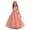 E220-Pink, variant on hengsof Girls' Summer Embroidered Tulle Sleeveless Round Neck Dress, Multi Layered Mesh Party Princess Dress, Fashion Bow Dress