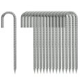 thumbnail image 1 of Estacas de Varilla QNLONG con Gancho en J de 30 cm para Camping, 50 unidades a prueba de óxido, 1 of 6