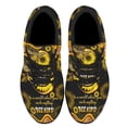 thumbnail image 2 of Bee Kind Hippie Mandala Shoes Sneakers for Women Men Black Size 4, 2 of 7