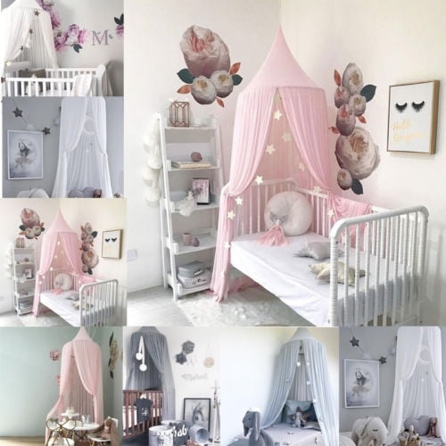 Details about   Kids Disney Bed Canopy Bedcover Mosquito Net Curtain Bedding Dome Tent Cotton 