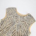 thumbnail image 4 of 1920s Flapper Dress Great Gatsby Dress O-Neck Cap Sleeve Sequin Fringe Party Midi Dress Vestido Summer Women Dress Xxxl PlusSize, 4 of 5