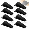 thumbnail image 1 of 8 Pack Bouchons de Porte pour le Bas de la Porte, Butées de Porte, Coin de Butée de Porte en Caoutchouc, Robustes Butées de Porte Empilables pour Plancher, 1 of 8