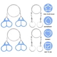 thumbnail image 3 of Shisuyan 4pcs Outdoor Survival Practical Gear Wire Saws for Camping Hiking Hunting, 3 of 8