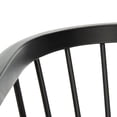 thumbnail image 7 of SAFAVIEH Noah Mid-Century Retro Spindle Dining Chair, Black/Beige, Set of 2, 7 of 7