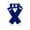 Blue, variant on Soft Football Fan Scarf for Unisex Children Comfortable Stadium Game Wear