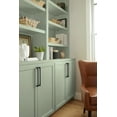 thumbnail image 3 of Amerock Merced 10-1/16 inch (256mm) Center-to-Center Matte Black Cabinet Pull, 3 of 7