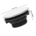 thumbnail image 2 of FOMIYES 2Ud Para Agujero En Encimera De Cocina En Inoxidable Resistente Plata, 2 of 6