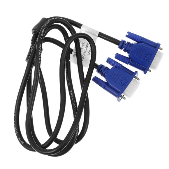 2pcs VGA Data Cable VGA Adapter Cable Computer Monitor Cable for Computer