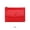 QB348-Red, variant on Women's wallet PU leather short double zippered wallet simple solid color large capacity credit card holder bag with coin pocket