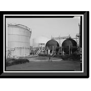 Historic Framed Print, United States Nitrate Plant No. 2, Reservation Road, Muscle Shoals, Muscle Shoals, Colbert County, AL - 5, 17-7/8" x 21-7/8"