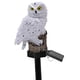 thumbnail image 2 of Luz de césped con forma de búho, con estaca para asustar a los pájaros, resina de protección IP44, lámpara de paisaje única para iluminación exterior, Blanco Sunnimix Luz de césped con forma de búho, 2 of 8