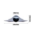 thumbnail image 3 of Car Mirror Light, Car Rearview Mirror Rain Eyebrow Small Circular Mirror Integrated Reflector Blind Mirror Reverse Mirror Rain Shield and Device Mirror for Car, 3 of 9