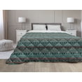 thumbnail image 1 of Tribal Down Alternative Comforter, Arrows Pattern Ornaments Vintage Style Bohemian Art, Microfiber Quilt for All Season, 5 Sizes, Black White, by Ambesonne, 1 of 3