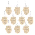 thumbnail image 1 of 10 Uds. De recortes de madera para Navidad, etiqueta de regalo colgante, forma de guantes creativos, colgante, adorno artesanal, Navidad ZefeiWu 8390606937124, 1 of 1