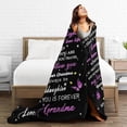 thumbnail image 3 of LHSHID Christmas Birthday Gifts Blanket Flannel Soft and Comfortable Anti static Bed Sofa Blanket 50x60in, 3 of 5