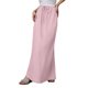 thumbnail image 1 of [Duplicado de 4963] Falda larga con cordón de lino para mujer: falda larga boho fluida de talle alto y corte en A, poliéster ligero, primavera/verano 2025, 1 of 6