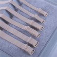 thumbnail image 3 of 30 Pairs Bra Strap Replacement Elastic Adjustable Removable Multi Color（Black+White+Skin tone）Bra Straps Holder Racer Back Conceal Bra Straps Non-slip Elastic Cleavage Control,, 3 of 5