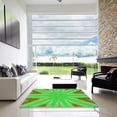 thumbnail image 6 of Ahgly Company Indoor Rectangle Patterned Neon Green Area Rugs, 8' x 12', 6 of 6