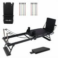 thumbnail image 1 of Foldable Pilates Reformer for Home Use, Reformer Pilates Machine with Springs,Pilates Pro Reformers Bed for Studio Apartment & Gym - Ideal for Beginners & Advanced Users, 1 of 9