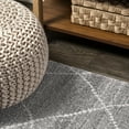 thumbnail image 4 of JONATHAN Y MOROCCAN HYPE 3 x 5 Area Rug, Asilah Moroccan Diamond - Gray, MOH300B-3, 4 of 10