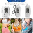 thumbnail image 3 of 3d Pedometer For Walking, Simple Walking Step Counter With Clip And Strap, Daily Target Monitor, Exercise Time For Men Women Kids Seniors, 3 of 5