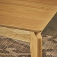 thumbnail image 2 of Lagom Adelyn Mid-Century 59.10 in Rectangle Expansive 6 Seater Dining Table, Natural Oak, 2 of 11