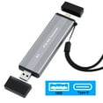 thumbnail image 3 of HDD Enclosure, Plug And Play JMS583 Chip 10Gbps NVMe SSD Enclosure Portable USB3.2 Gen2 Type C Heat Dissipation  For Phone For Laptop, 3 of 8