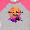thumbnail image 4 of Inktastic Miami Beach Florida Vacation Sunset Girls Baby Bodysuit, 4 of 5