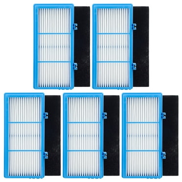 5 Pack HEPA Filters and Carbon Booster Sheets Replacement Parts HAPF30AT Compatible with Holmes AER1 Air Purifiers