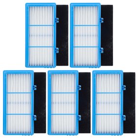 5 Pack HEPA Filters and Carbon Booster Sheets Replacement Parts HAPF30AT Compatible with Holmes AER1 Air Purifiers