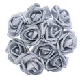 thumbnail image 1 of Ramo de flores artificiales de espuma con purpurina, flores falsas de 6,5 cm, corona artesanal, decoración del hogar para fiesta de boda y navidad, 10 unidades, 1 of 4