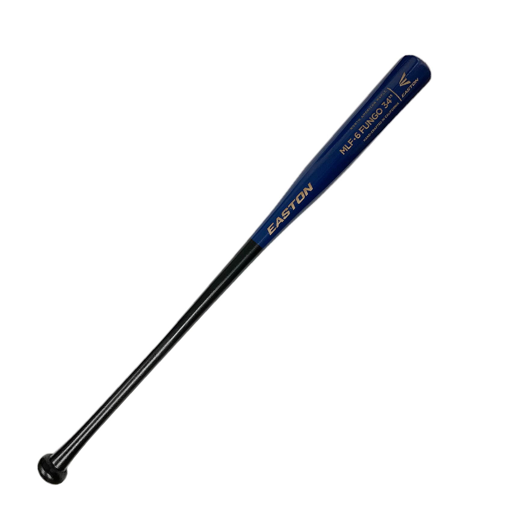 EASTON MLF6 FUNGO Wood Bat, Maple, 34", Black/Navy